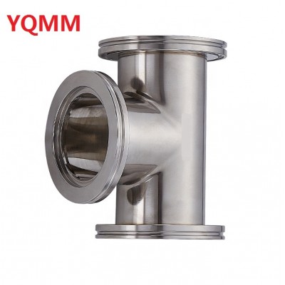 ISO-K TEE STAINLESS STEEL ISO VACUUM FITTING AND FLANGE ISO63 ISO80 ISO100 ISO160 ISO200 ISO250 ISO300 ISO350 ISO400